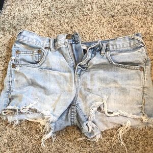 Free people jean shorts